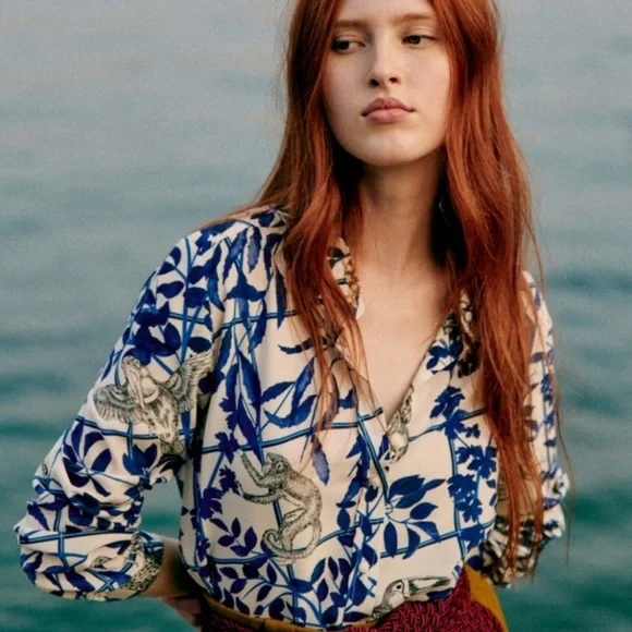 Rare Sézane x Inoui Editions Pierro Shirt - Picture 1 of 12